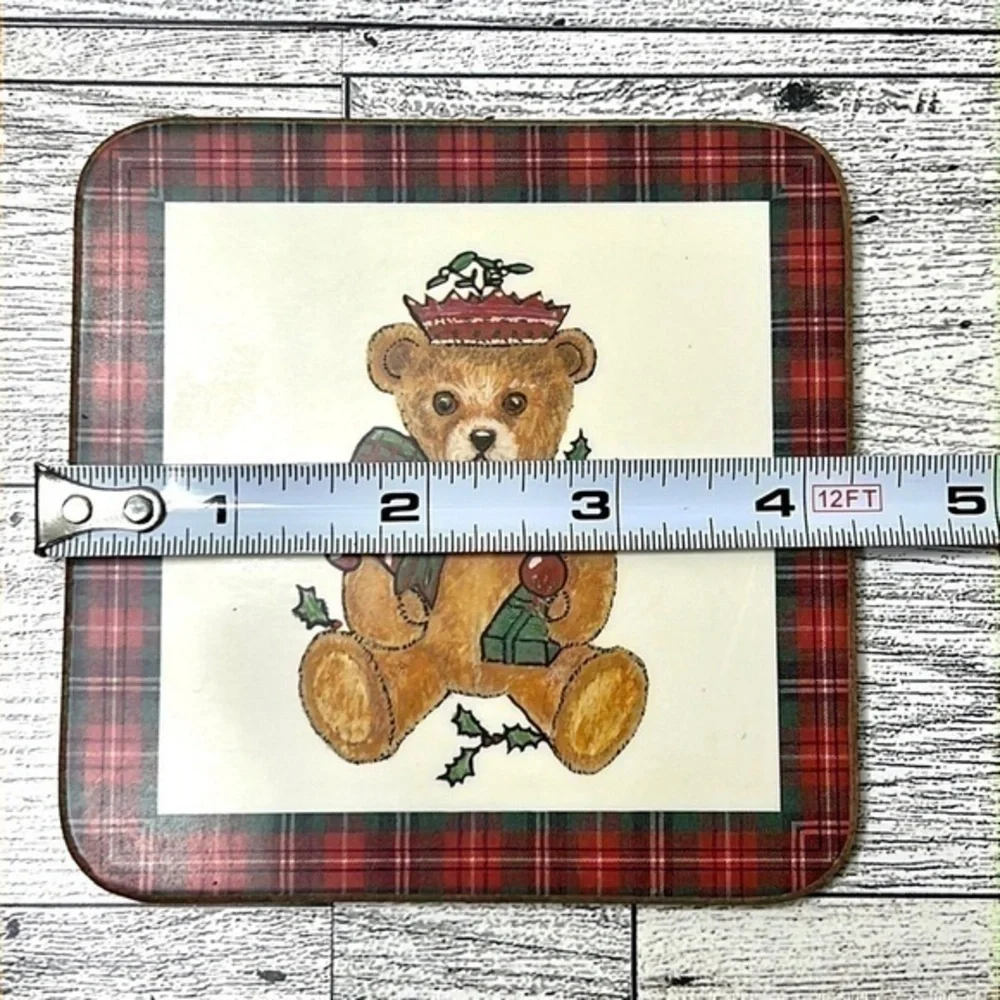 Pimpernel Tartan Christmas Coasters Set of 6